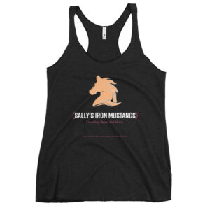 Sally's Iron Mustangs Women's Racerback Tank